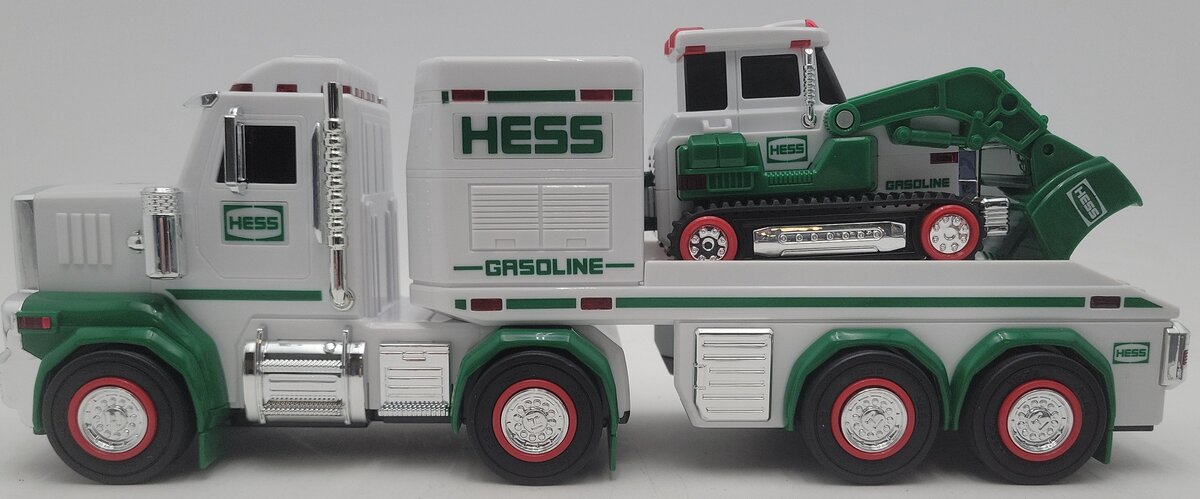 Hess 2013 Toy Tractor Trailer Flatbed & Tractor EX/Box