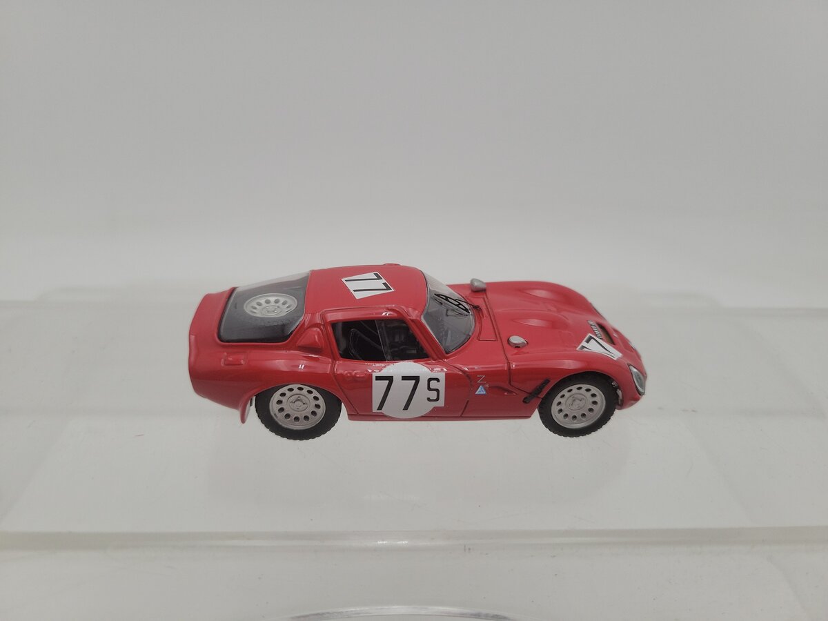 Acme TZ2 1:43 Scale By Best Model Red Alfa Romeo Giulia #77S Car Diecast Model EX
