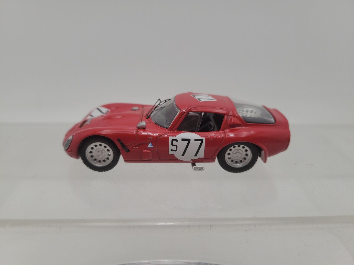 Acme TZ2 1:43 Scale By Best Model Red Alfa Romeo Giulia #77S Car Diecast Model EX