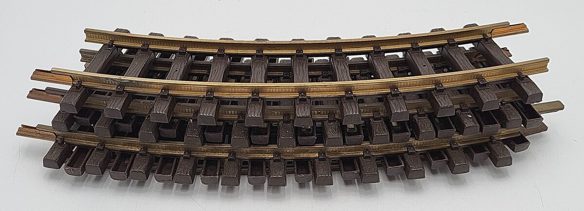 LGB 1100 G Scale 30 Degree Curved Track Sections (5) VG