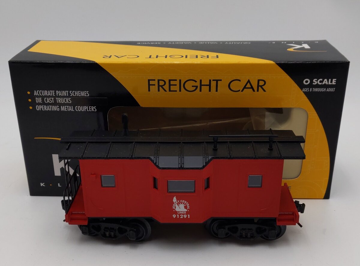 K-Line K614-1232 O CNJ Bay Window Caboose #91291 EX/Box