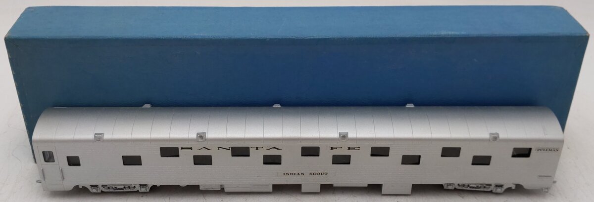 Lambert HO Scale Nickel-Plated Brass Santa Fe Pullman Car EX/Box