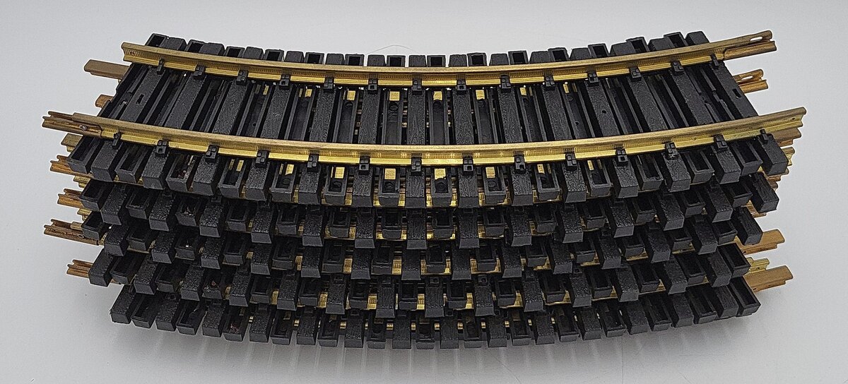 Aristo-Craft 30100 USA 4' Diameter Curved Track (12) EX