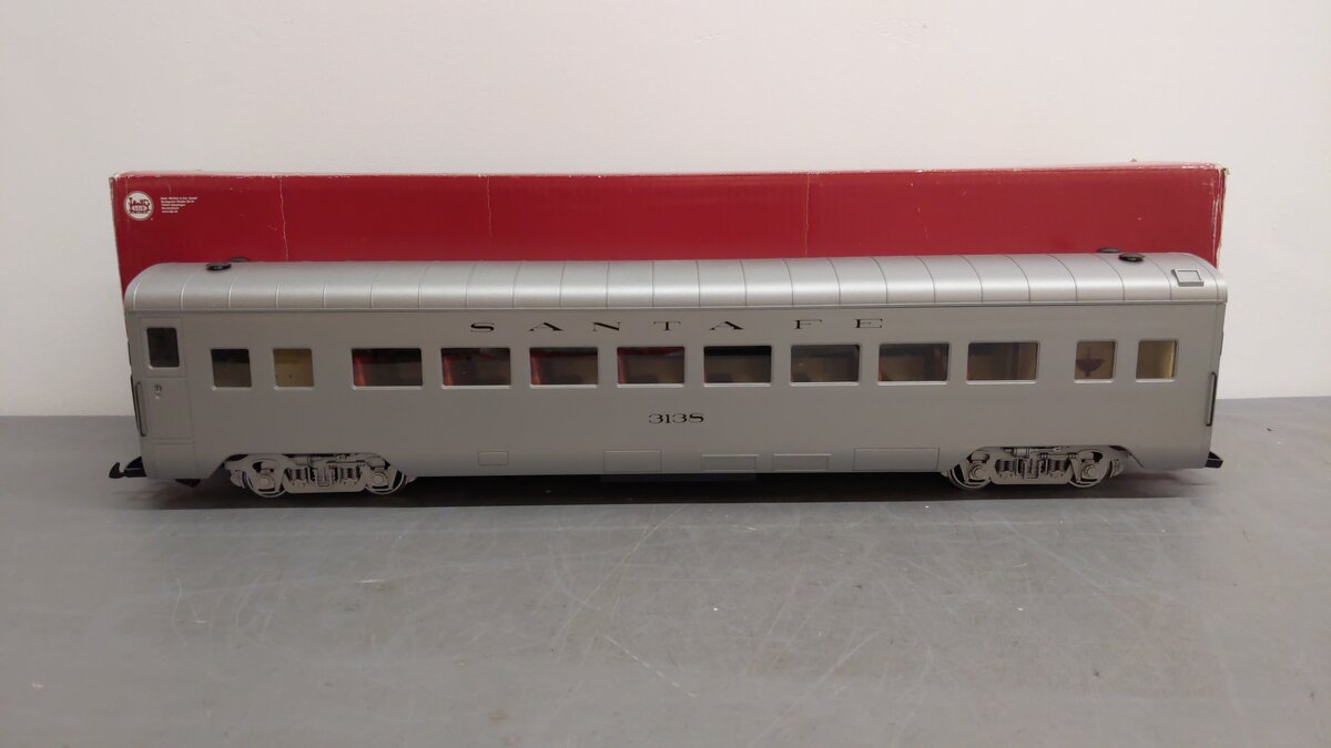 LGB 36570 ATSF Streamline Passenger Car - Metal Wheels #3138 EX/Box