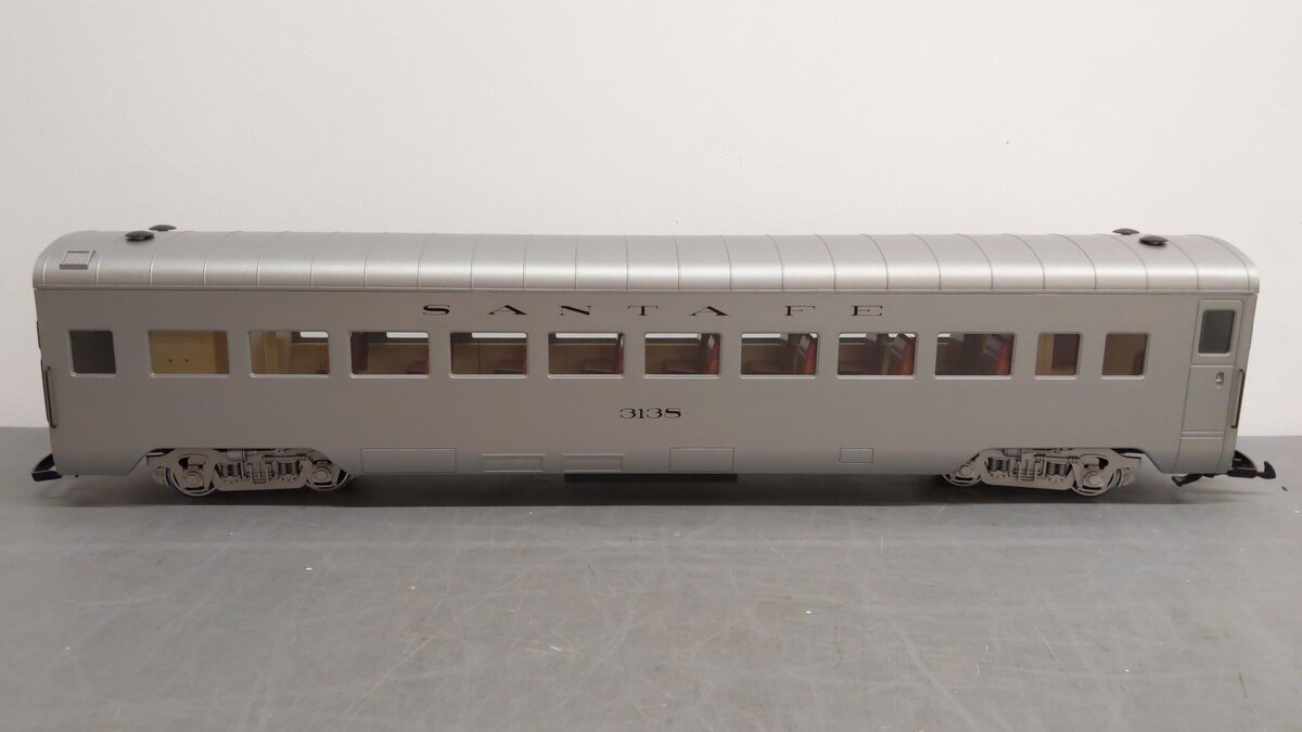 LGB 36570 ATSF Streamline Passenger Car - Metal Wheels #3138 EX/Box