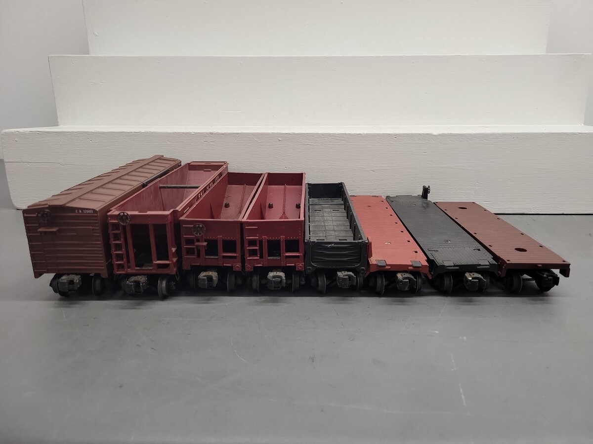 Lionel & KMT Vintage O Train Cars 6424,520469,2-25000,643625,6462,6511,1877 [8] VG