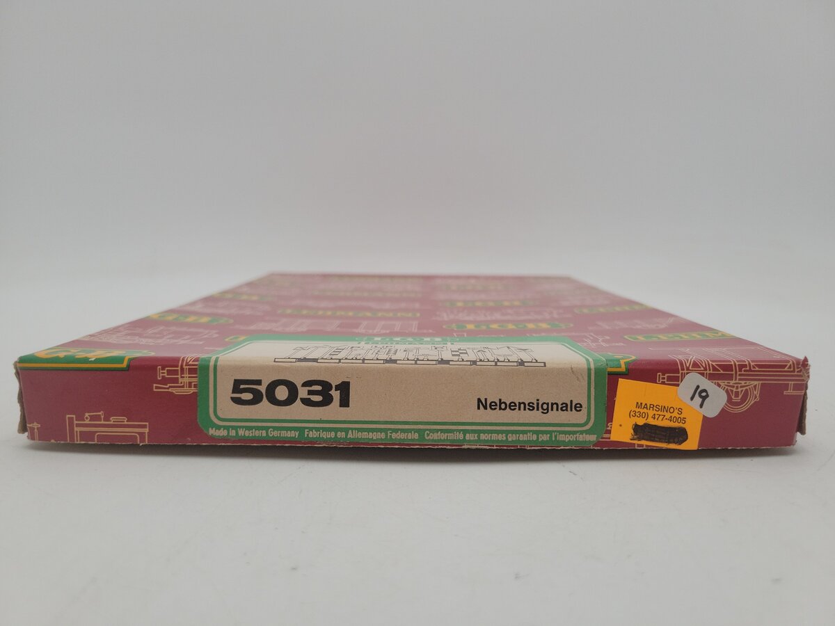 LGB 5031 G Scale Subsidiary Nebensignale Railroad Signs EX/Box