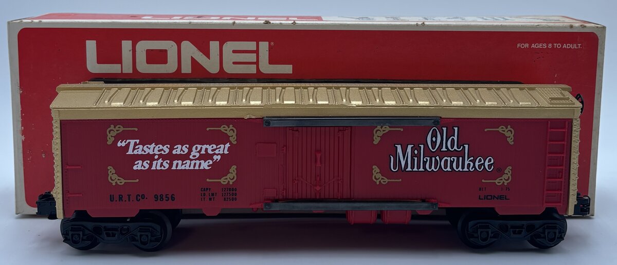Lionel 6-9856 O Gauge Old Milwaukee Beer Billboard Reefer Car