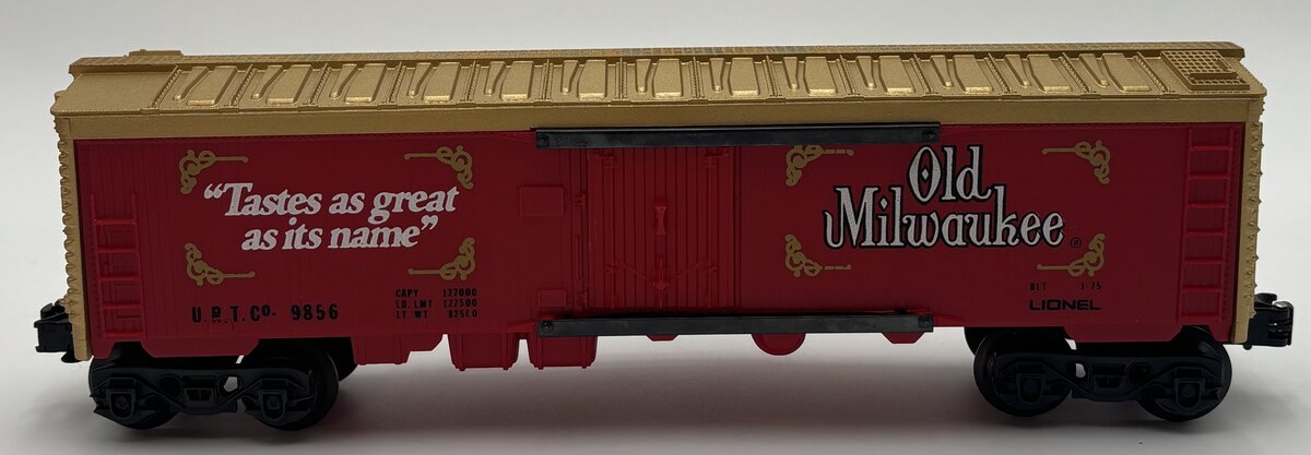 Lionel 6-9856 O Gauge Old Milwaukee Beer Billboard Reefer Car