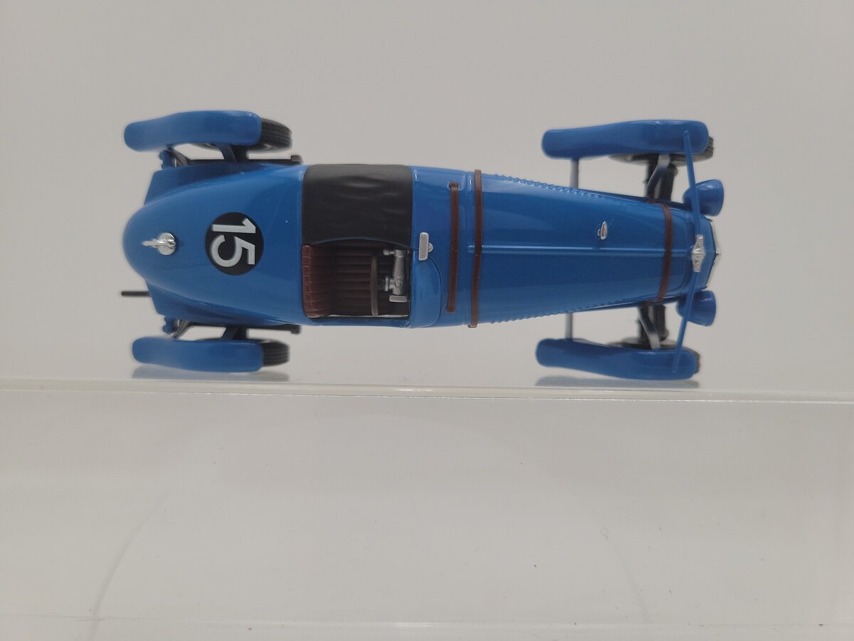 IXO Models 135S 1:43 Scale Blue Delahaye 24hr Le Mans 1938 #15 Chaboud Tremoulet EX