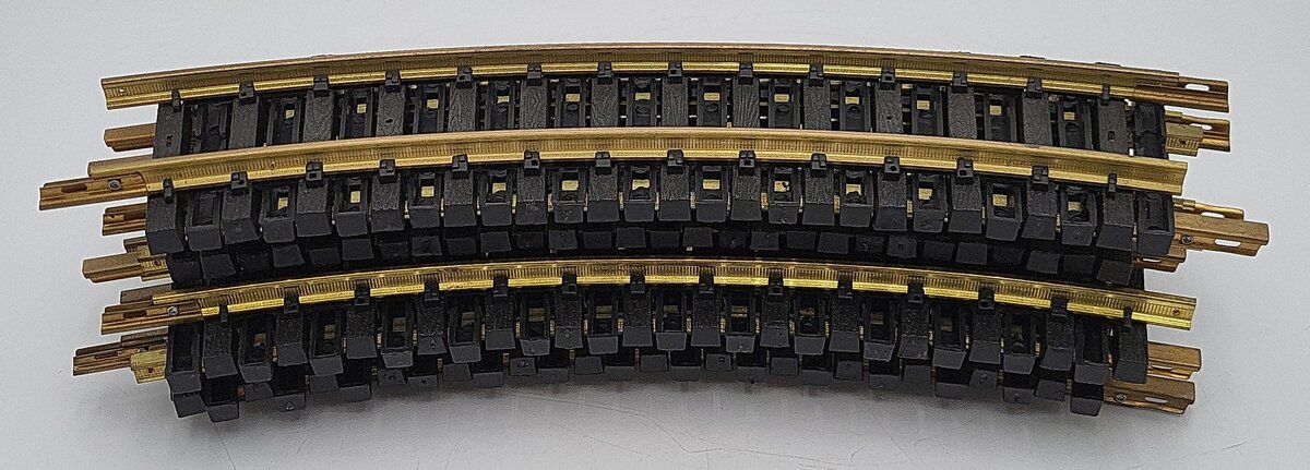 Aristo-Craft 30100 US Style Brass 4' Diameter Curved Track [8] EX