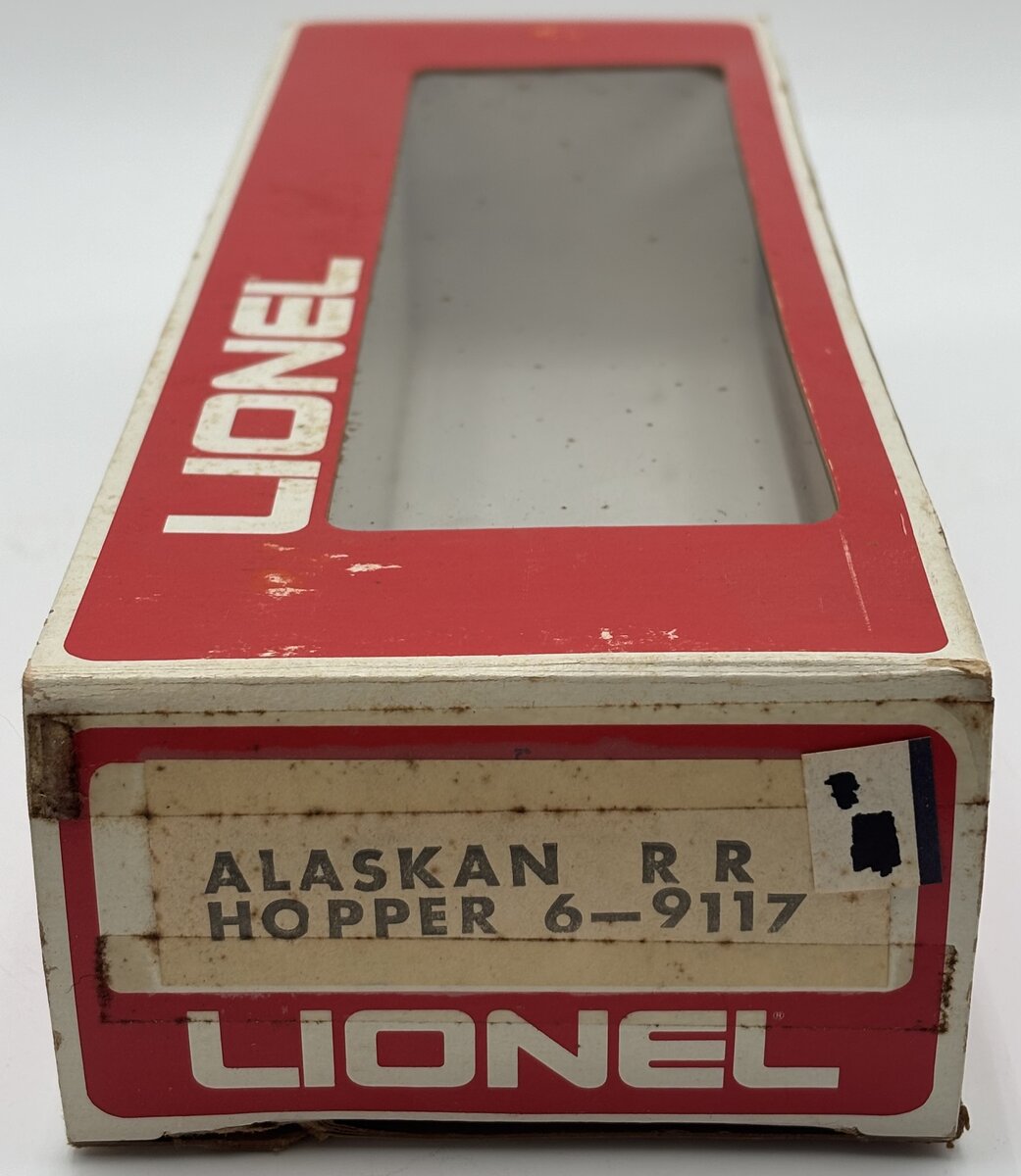 Lionel 6-9117 O Gauge Alaska Railroad Covered Quad Hopper #9117 EX/Box