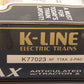 K-Line K77023 O Gauge Santa Fe Classic TTAX Flatcar w/ Trailers VG/Box