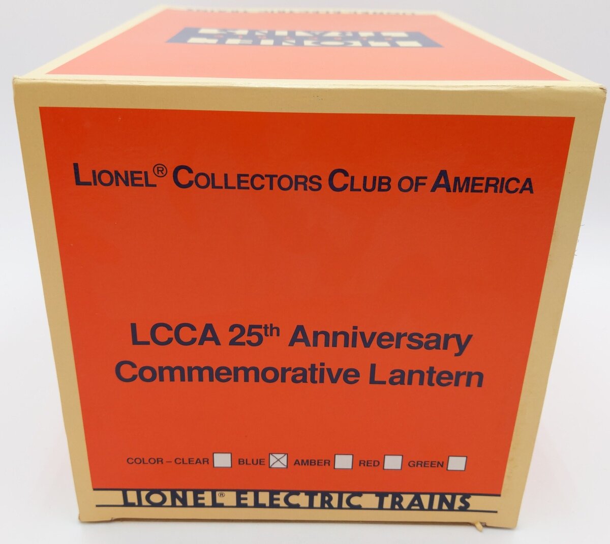 Lionel LCCA 25th Anniversary Commemorative Blue Lantern EX/Box
