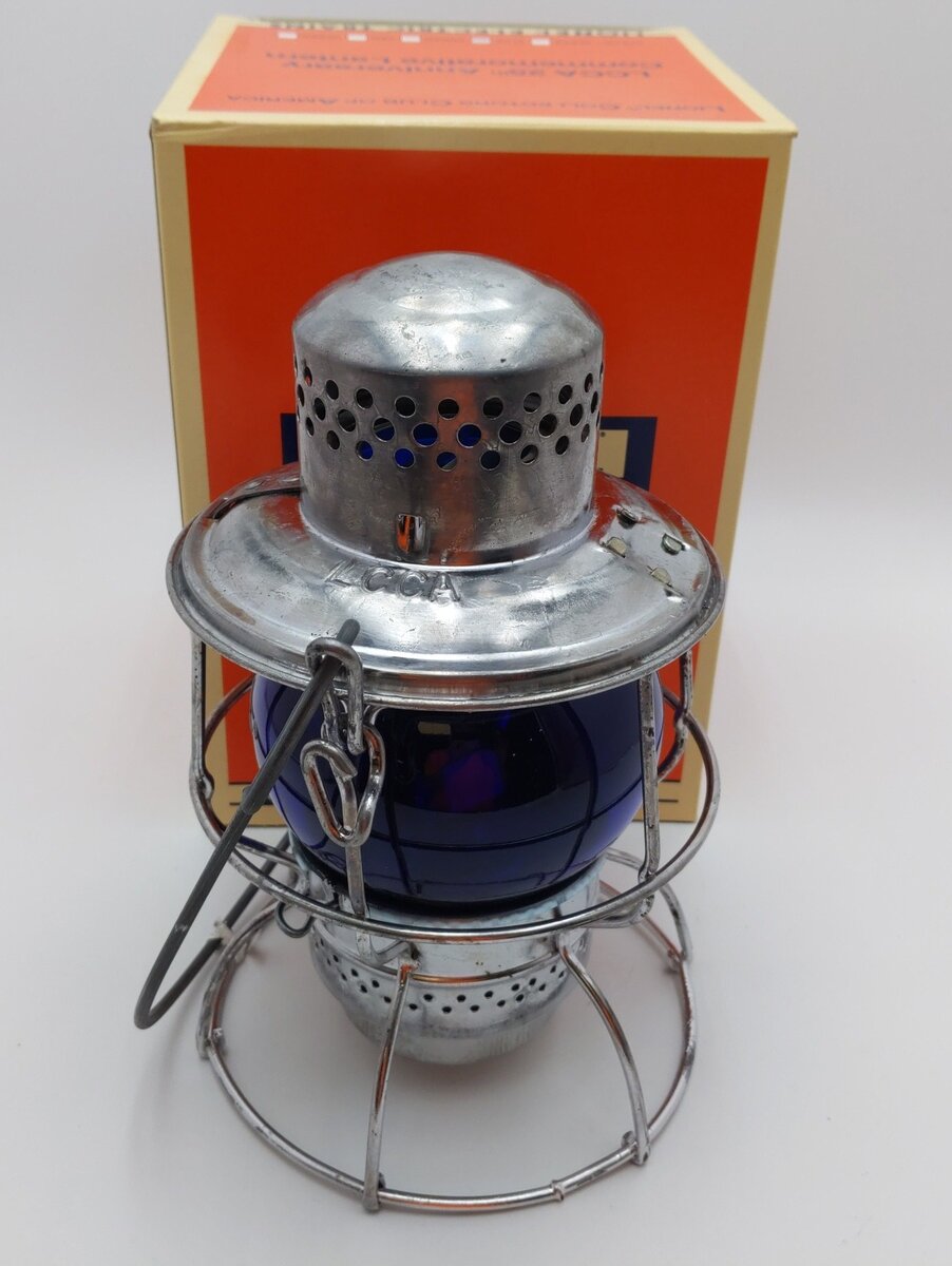 Lionel LCCA 25th Anniversary Commemorative Blue Lantern EX/Box