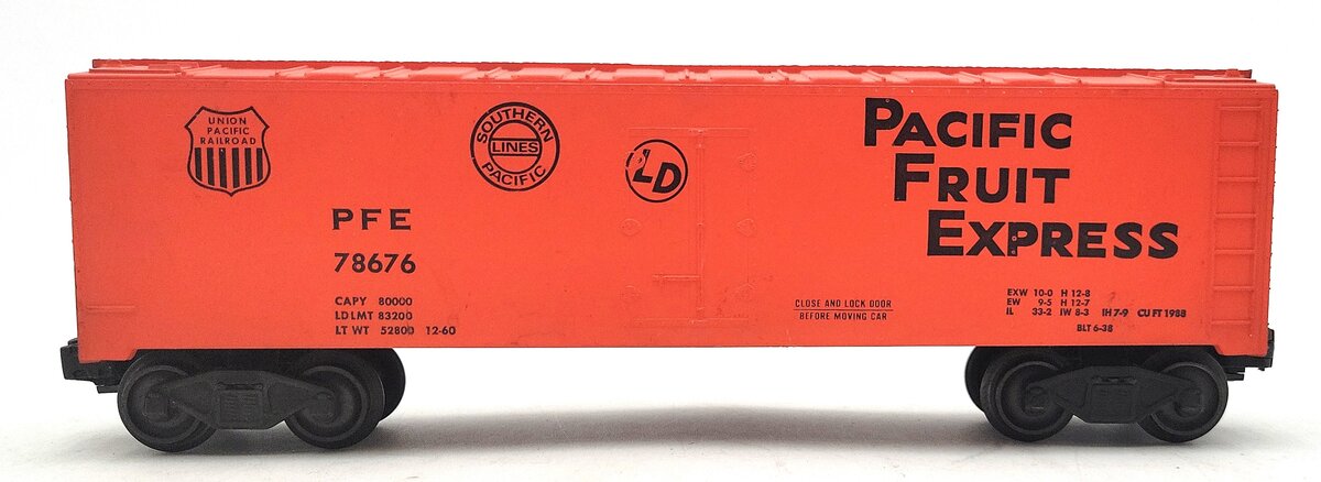 KMT 78676 Vintage O Pacific Fruit Express Refrigerator Car EX