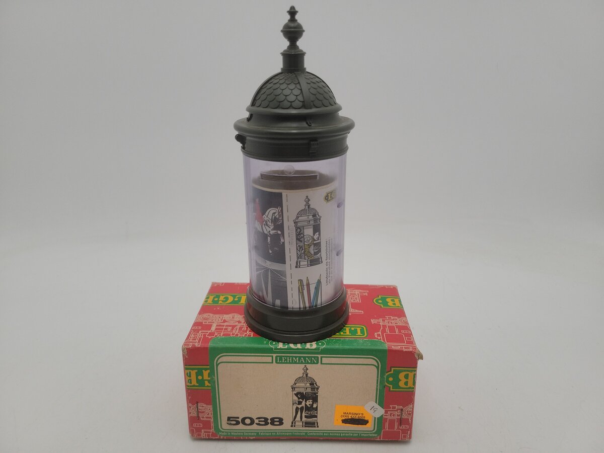 LGB 5038 G Scale Advertising Kiosk EX/Box