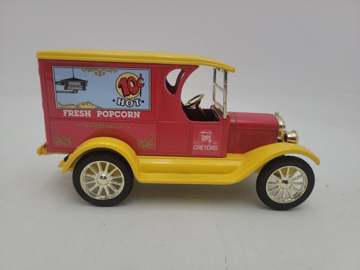 Ertl 0334 1923 Chevrolet Delivery Van Fresh Popcorn Hot 10c Diecast Model EX