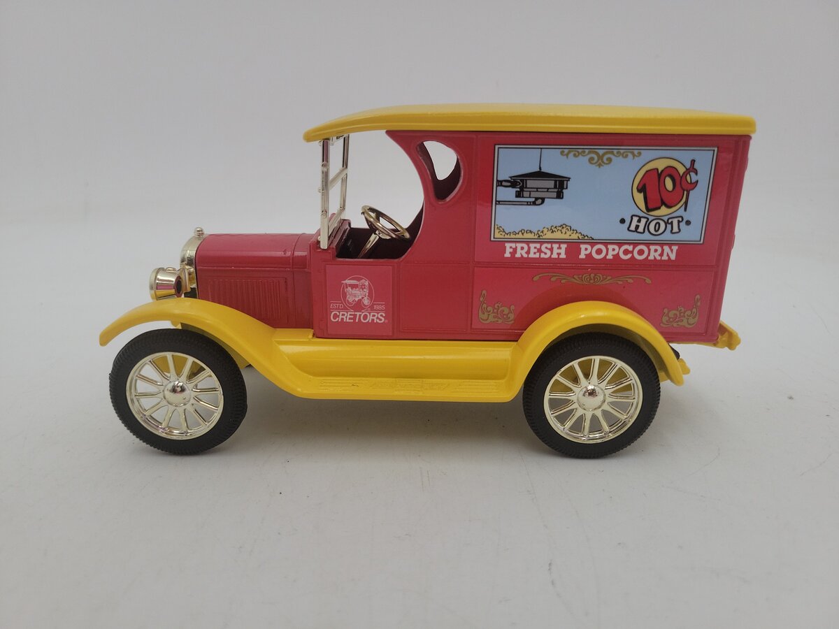 Ertl 0334 1923 Chevrolet Delivery Van Fresh Popcorn Hot 10c Diecast Model EX
