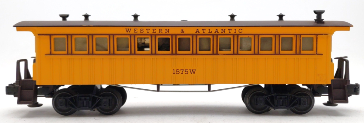 Lionel 1875W Vintage O Western & Atlantic Coach w/Whistle EX