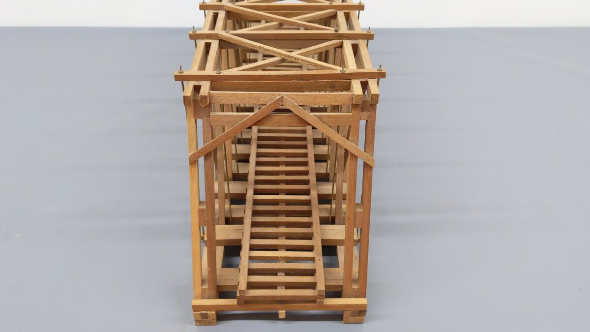 O Gauge Wooden Trestle Bridge EX