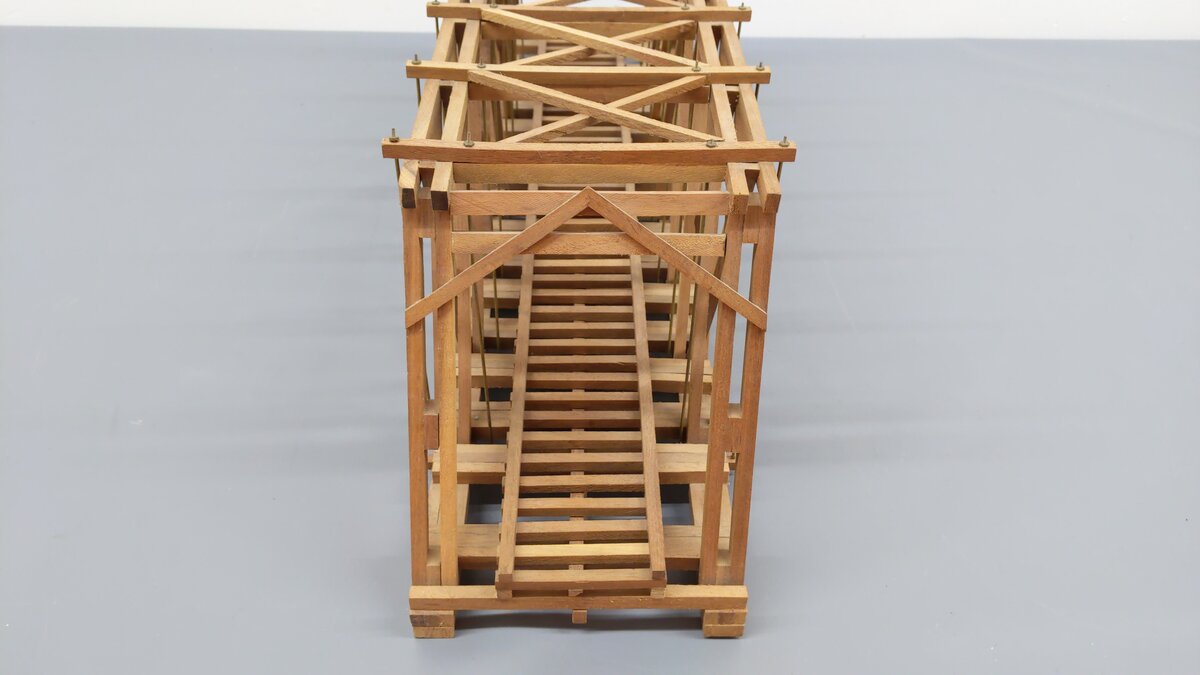 O Gauge Wooden Trestle Bridge EX