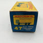 Matchbox Series 47 1:64 Tipper Container Truck EX/Box