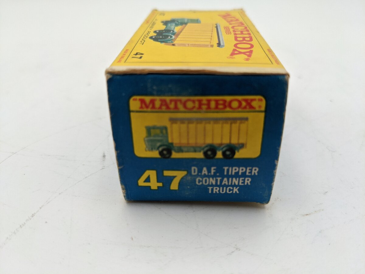 Matchbox Series 47 1:64 Tipper Container Truck EX/Box
