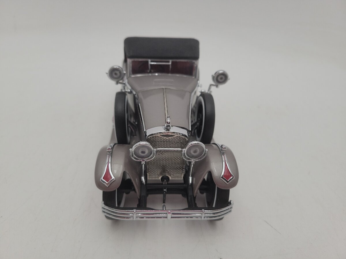 Franklin Mint 1925 1:24 Scale Gray / Black Rolls Royce Diecast Model Car EX