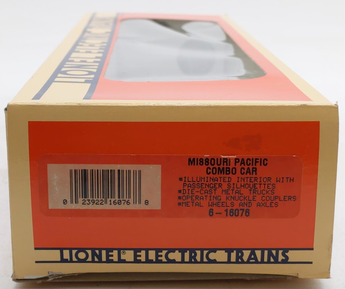 Lionel 6-16076 O Gauge Missouri Pacific Combo Car #6630 EX/Box