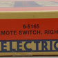 Lionel 6-5165 O72 Right Hand Remote Switch Turnout EX/Box