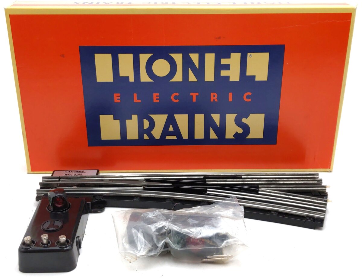 Lionel 6-5165 O72 Right Hand Remote Switch Turnout EX/Box