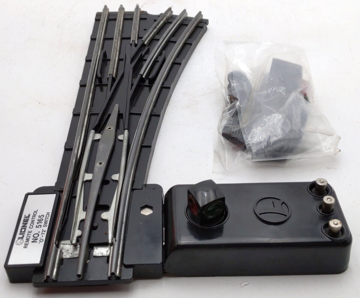 Lionel 6-5165 O72 Right Hand Remote Switch Turnout EX/Box