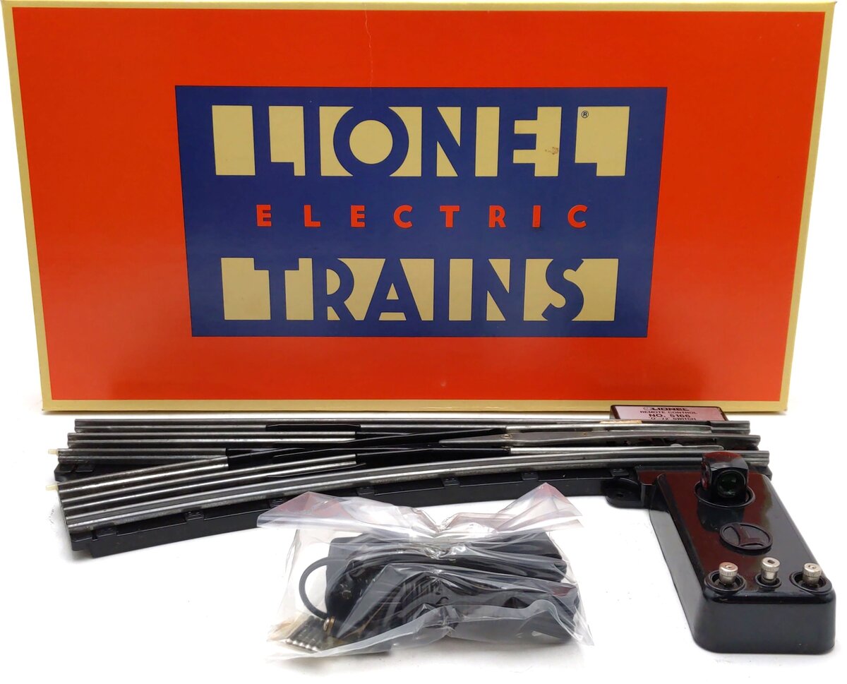 Lionel 6-5166 O Gauge O72 Left Hand Remote Switch/Turnout EX/Box