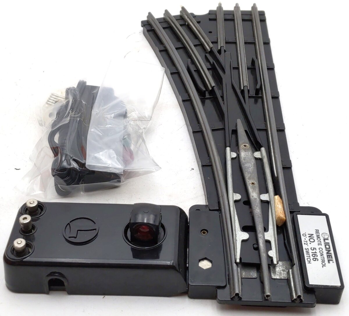 Lionel 6-5166 O Gauge O72 Left Hand Remote Switch/Turnout EX/Box