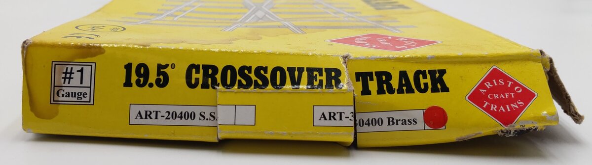 Aristo-Craft 30400 G Scale USA Style 19.5 Degree Crossing EX/Box