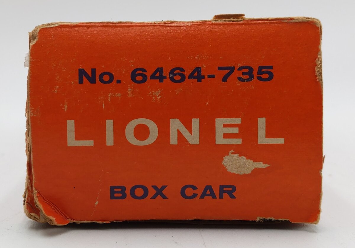 Lionel 6464-735 O Gauge New Haven Box Car #6464725 VG/Box