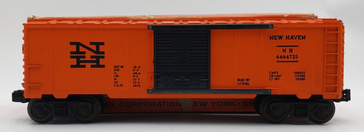 Lionel 6464-735 O Gauge New Haven Box Car #6464725 VG/Box