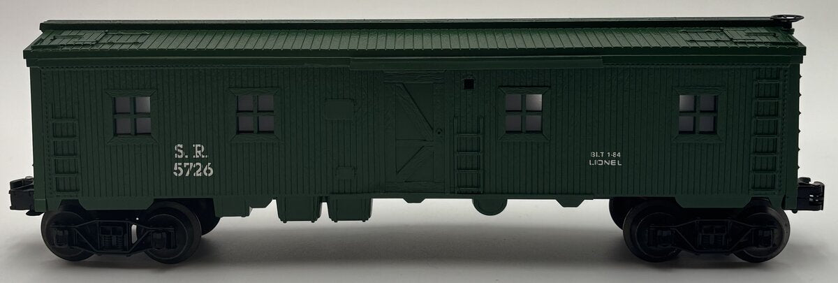 Lionel 6-5726 O Gauge Southern Bunk Car with Illumination #5726 LN/Box