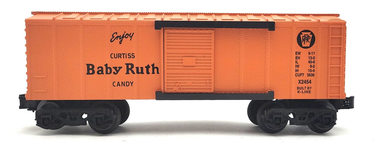K-Line K-515401 O-27 Pennsylvania Railroad Boxcar #X2454 EX