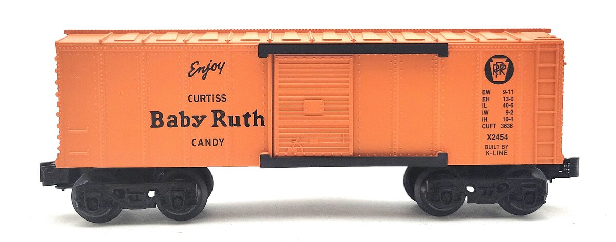 K-Line K-515401 O-27 Pennsylvania Railroad Boxcar #X2454 EX