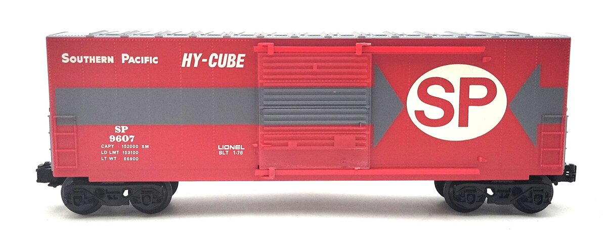 Lionel 6-9607 O Gauge Southern Pacific Hi-Cube Boxcar #9607 VG