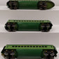 American Flyer Vintage O Gauge 1777 Green Diamond Passenger Car Set VG