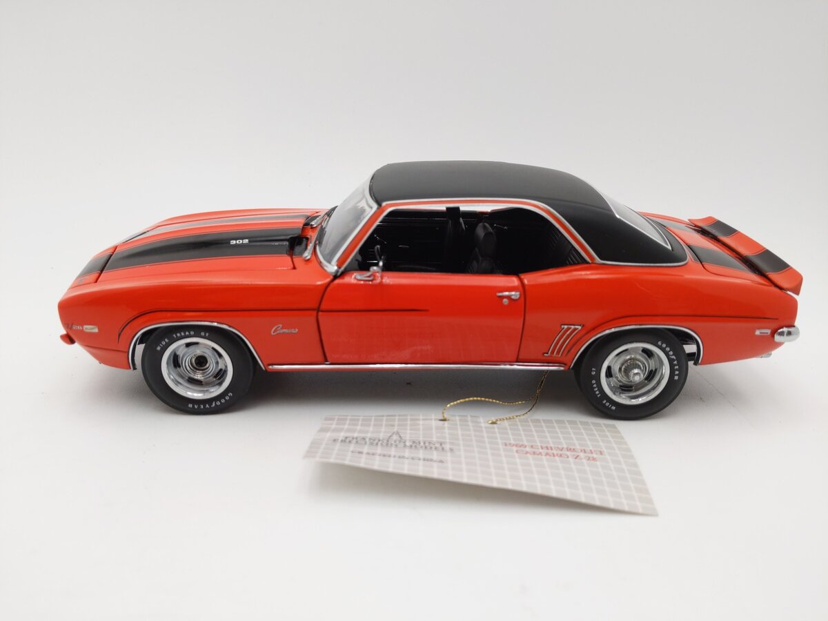 Franklin Mint 1:24 1969 Chevrolet Camaro Z-28 EX