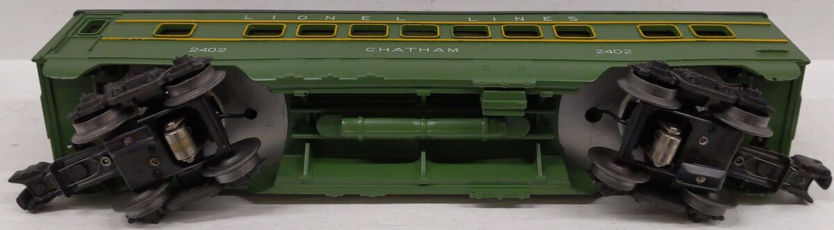 Lionel 2402 Vintage O Postwar Lionel Lines Green/Gray Chatham Pullman Car VG
