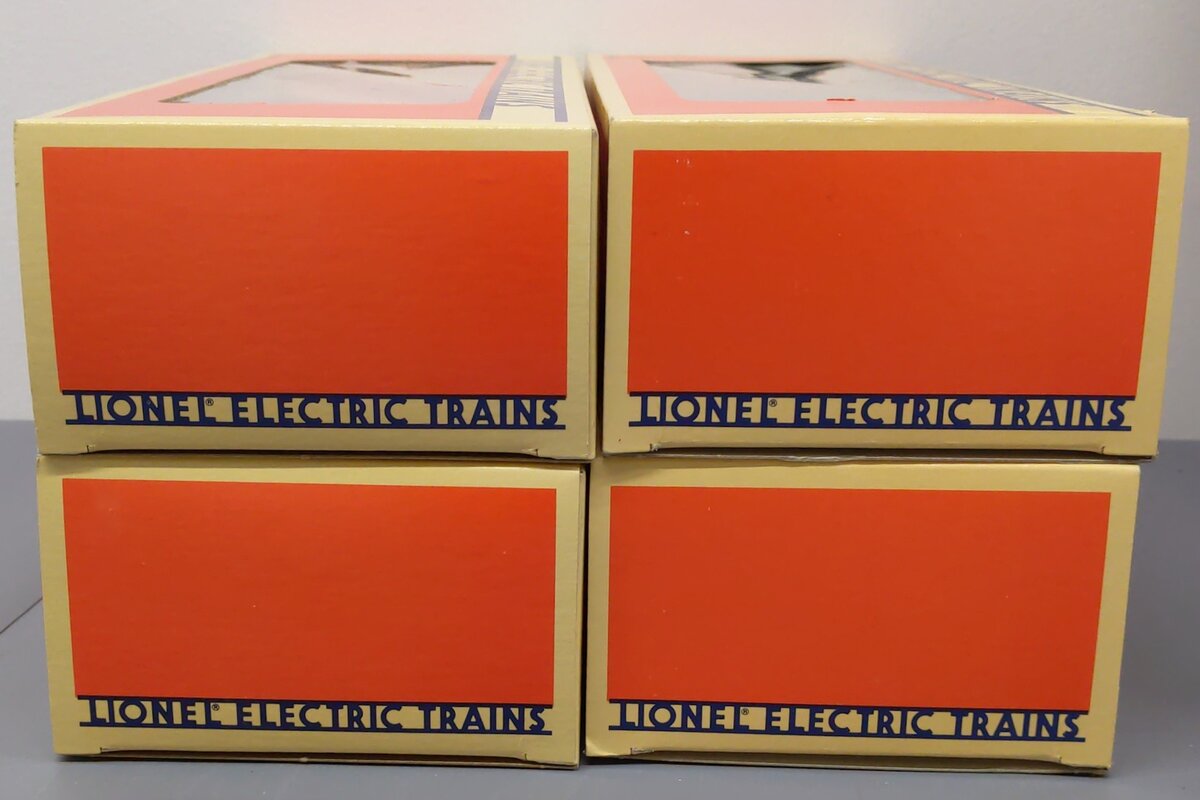 Lionel O Gauge Assorted Freight Cars: #19264, #19264, #19262, #19261 [4] EX/Box