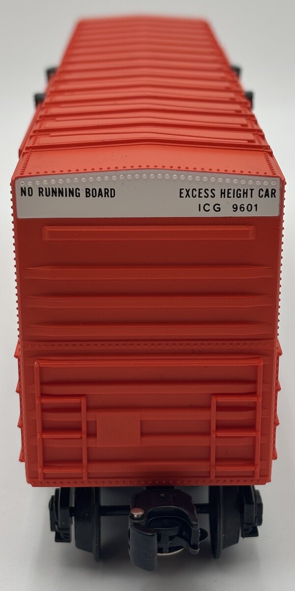 Lionel 6-9601 O Gauge Illinois Central Hi Cube Boxcar EX/Box