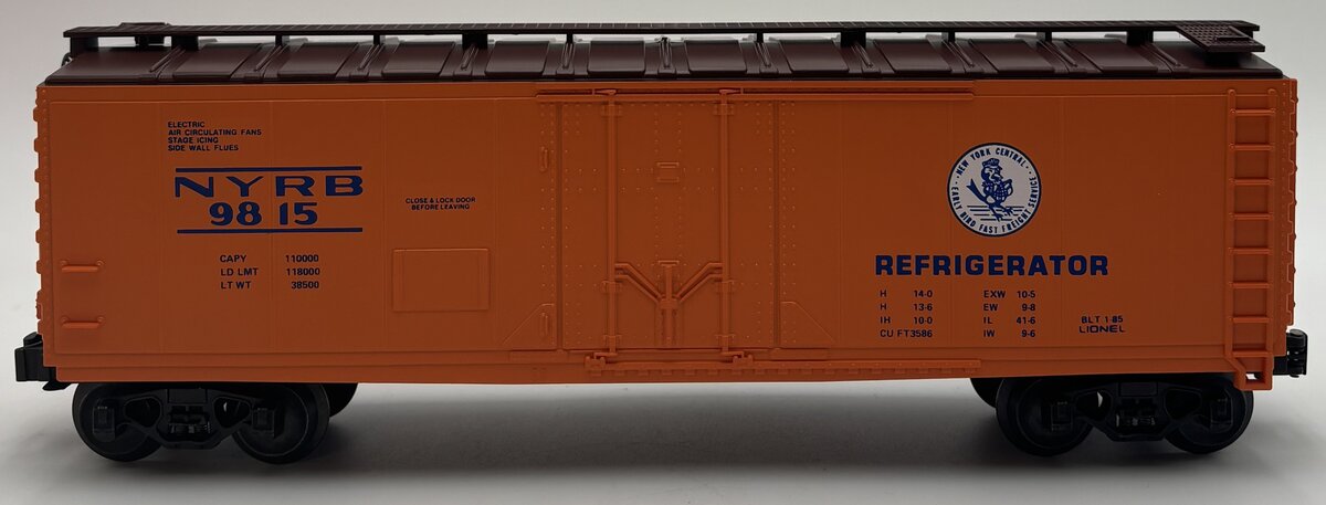 Lionel 6-9815 O Gauge New York Central Standard Refrigerator Car #9815 LN/Box