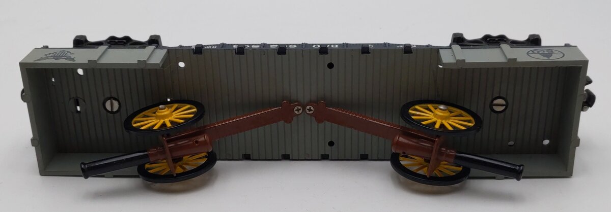 K-Line K-662803 O Baltimore & Ohio (B&O) Classic Flat Car with Cannons LN/Box