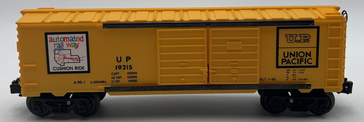 Lionel 6-19215 O Gauge Union Pacific Double Door Boxcar #19215 EX/Box